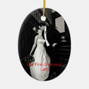 Nyligen Wed-ornament Julgransprydnad Keramik