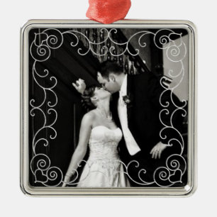 Nyligen Wed Photograph Ornament