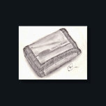 Nylon Wallet Pencil Sketch - Pop Culture Canvastryck<br><div class="desc">Artwork by your.</div>