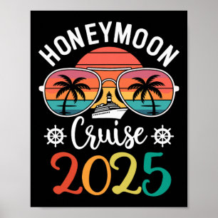 Nymåne Cruise 2025 Nygifta Matchande Par Poster