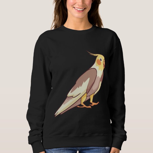 Nymfparakit papegoja t shirt (Framsida)