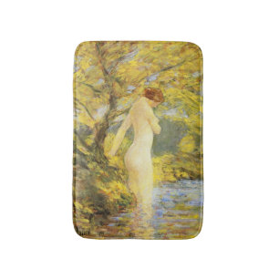 Nymph Bathing (BeSnyt Woman) (av Childe Hassam) Badrumsmatta