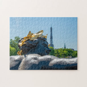 Nymph de la Neva på Pont Alexandre III - Paris Pussel