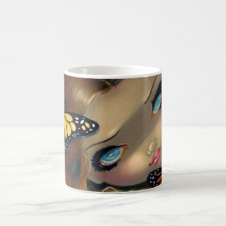 "Nymph med den monark" muggen Kaffemugg