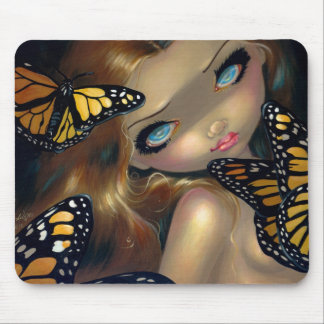 "Nymph med monarker" Mousepad Musmatta