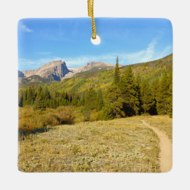 Nymph Sjö Trail i Tidigt höst Julgransprydnad Keramik (Framsida)