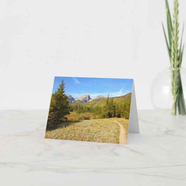 Nymph Sjö Trail i Tidigt höst Kort (Framsida)