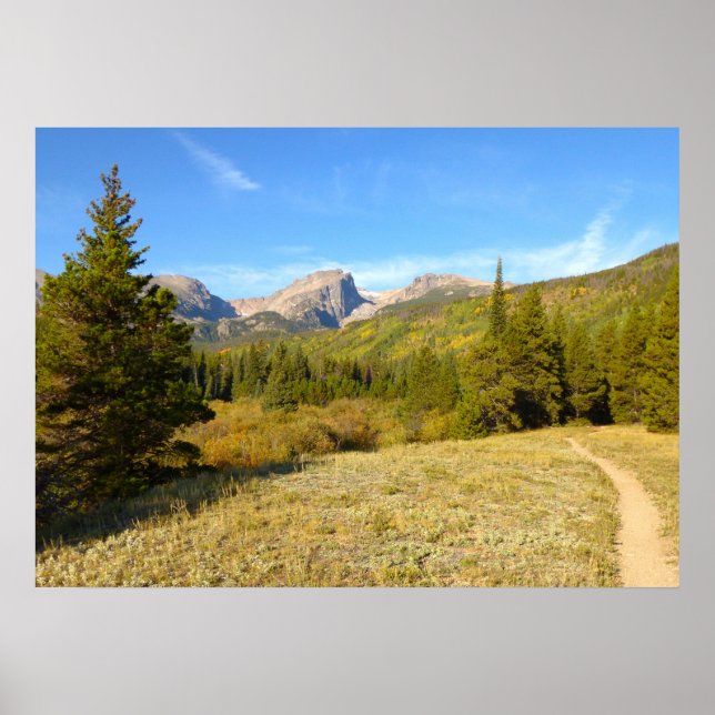 Nymph Sjö Trail i Tidigt höst Poster (Framsidan)