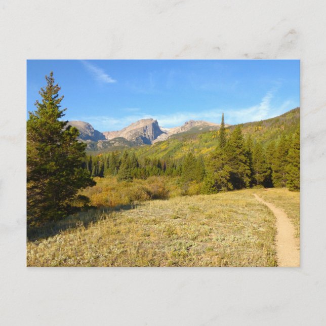 Nymph Sjö Trail i Tidigt höst Vykort (Framsida)