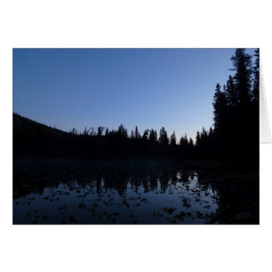 Nymph Sjö vid Dawn Hälsningskort