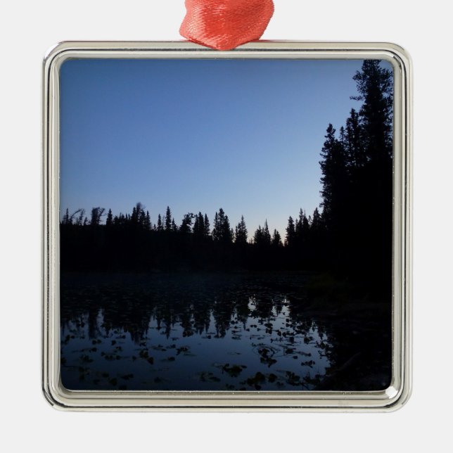 Nymph Sjö vid Dawn Julgransprydnad Metall (Framsidan)