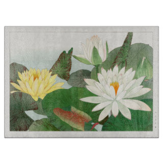 Nymphaea lotus, japanskt träsnitt, 1917