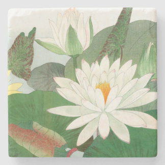 Nymphaea lotus, japanskt träsnitt, 1917 stenunderlägg