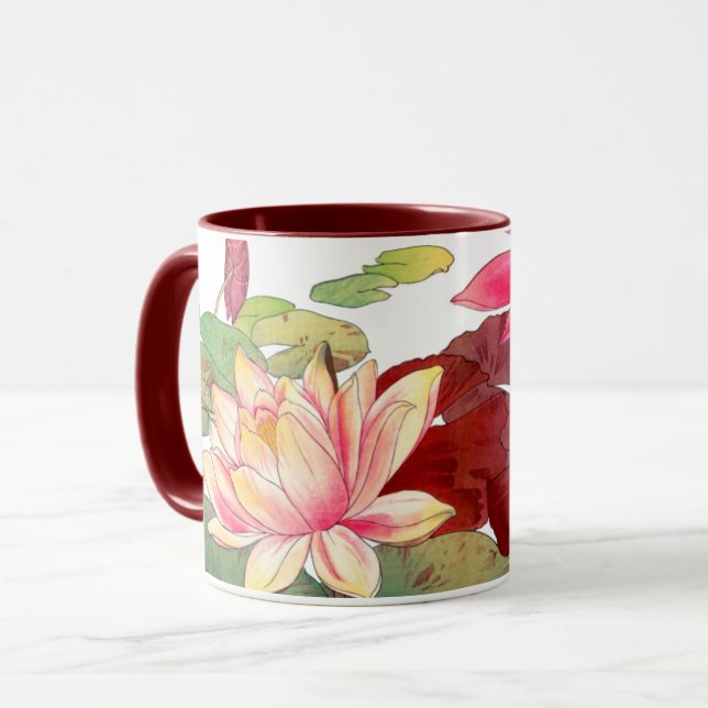 Nymphaea lotus mugg (Framsida vänster)
