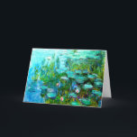 Nympheas av Claude Monet Notecard Kort<br><div class="desc">Nympheas av Claude Monet Notecard</div>