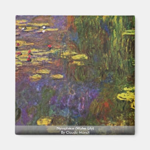 Nymphéas (näckros) vid Claude Monet Magnet
