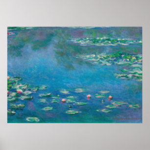 Nymphéas - Vatten Lilies av Claude Monet Poster