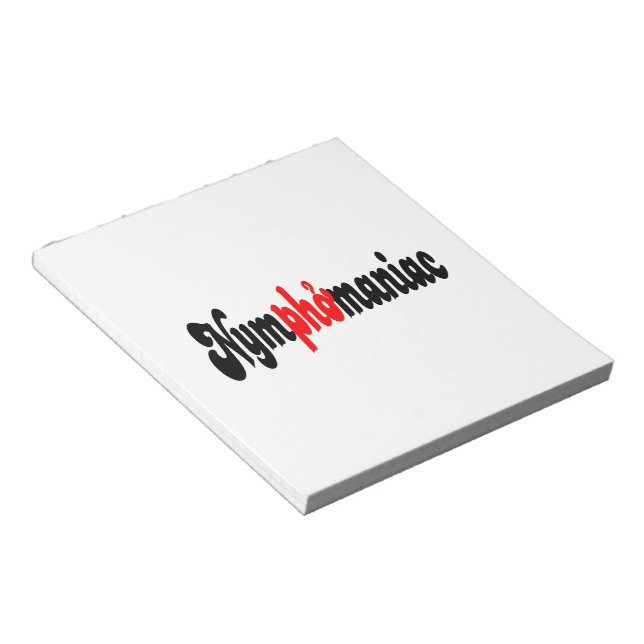 Nymphomaniac Anteckningsblock (Vinklad)