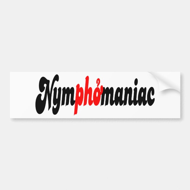 Nymphomaniac Bildekal (Framsidan)