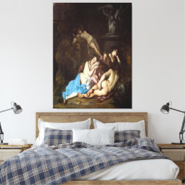 Nymphs by a Fountain (early 1650s) Canvastryck