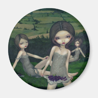 "Nymphs Colloring Berries" Magnet