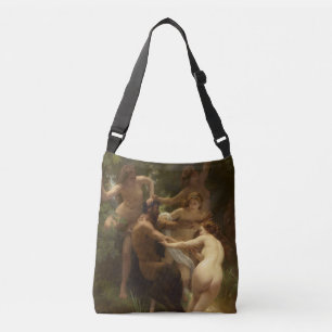 Nymphs och Satyr av William-Adolphe Bouguereau Axelväska