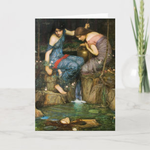 Nymphs som finner huvudet av det Orpheus Kort