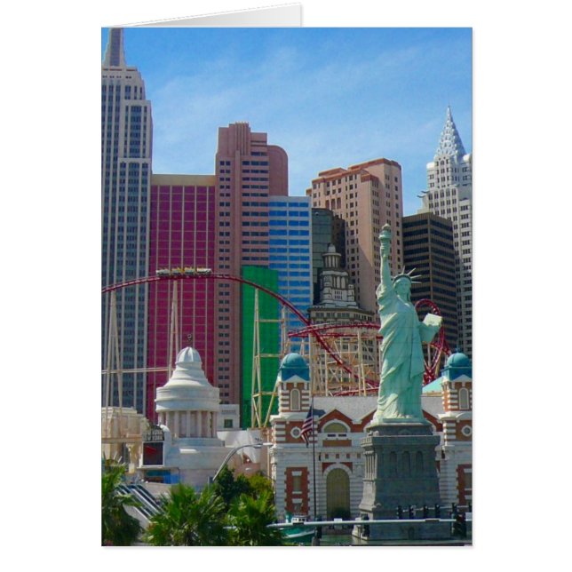 nyny las vegas hälsningskort (Framsidan)
