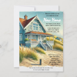 Nyöppnat hus/Inbjudan till Party i hushållet Inbjudningar