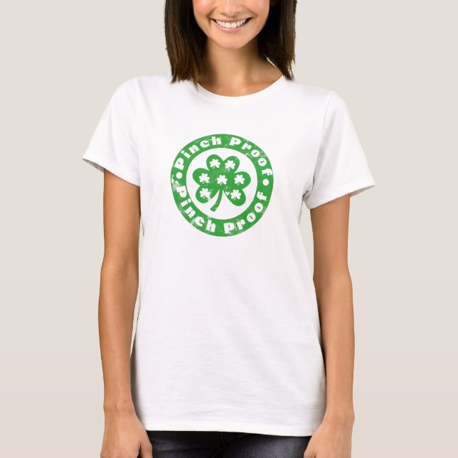Nypbevis St. Patricks dag T Shirt (Framsida)