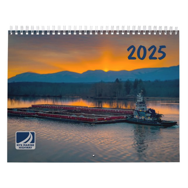 NYS Marine Highway - Tugs at Work 2025 Calendar Kalender (Omslag)