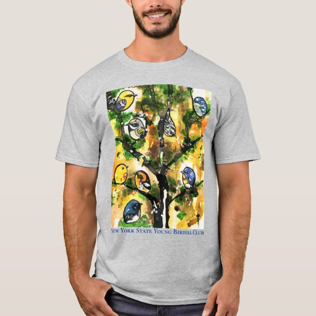 NYS Young Birders Klubb T-Shirt (Manarna) (Framsida)