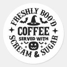 Nyskreven Kaffe Serverad med Skrik & Socker