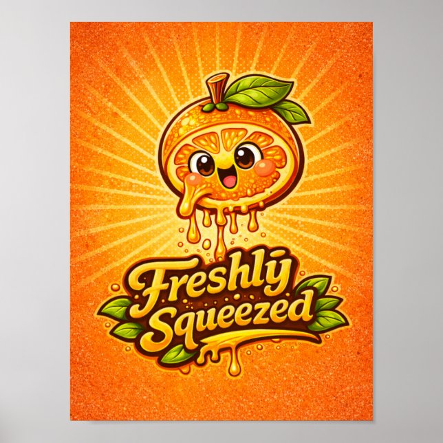 Nysliten - Känner dig fruktig - Matpratare Poster (Framsidan)