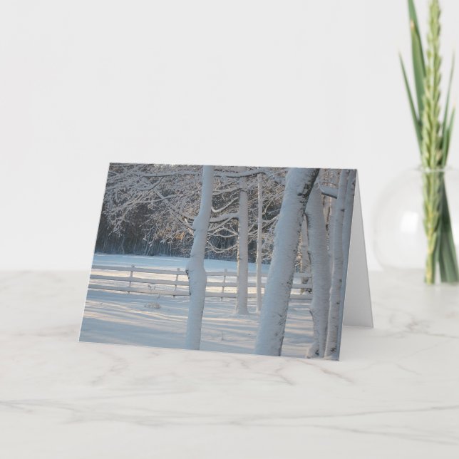 Nysnö Julkort Helgkort (Framsida)