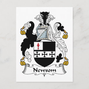 Nysom Family Crest Vykort