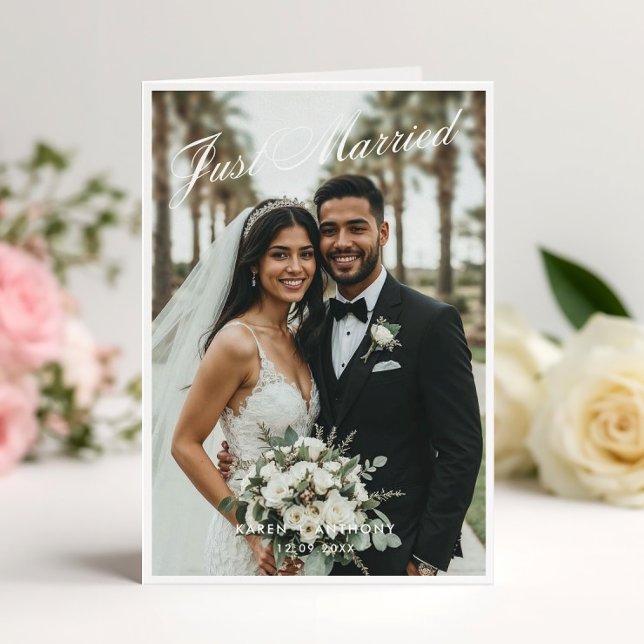 Nyss Gift Vikd Bröllopsannonseringskort Inbjudan (Skapare uppladdad)