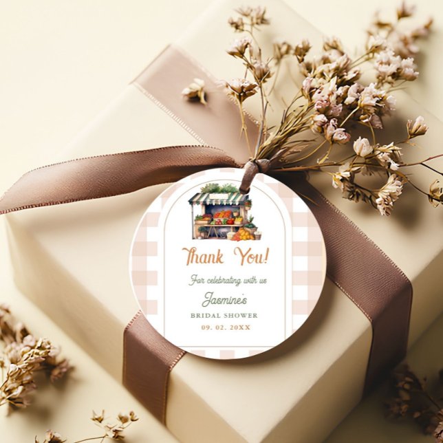 Nyss Kommen Till Marknaden Bondemarknad Bröllopsfe Gåvor Etiketter (Skapare uppladdad)