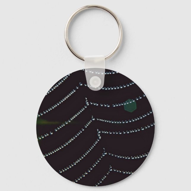 Nytäckt spindelnät nyckelring (Framsida)