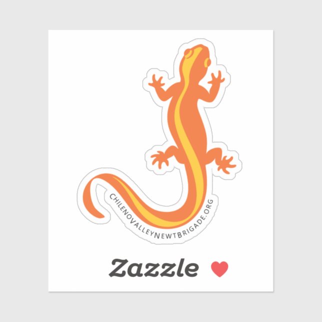 Nytbrigaden Vinyl Newt Sticker Klistermärken (Ark)