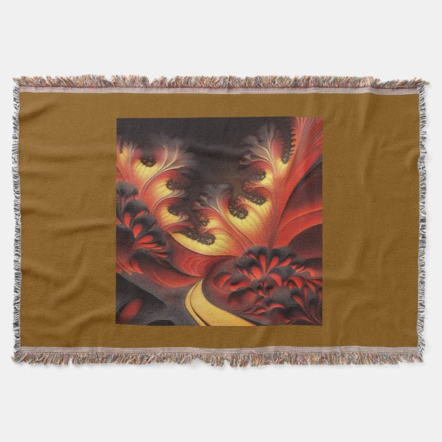 Nytonbrot för vacker höst-Färgad Filt (Framsidan)