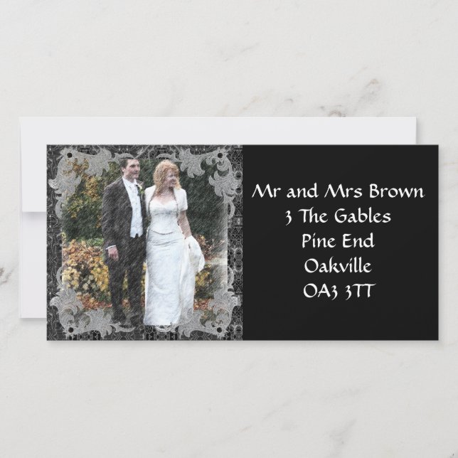 Nytt adress fotokort meddelande (Framsida)