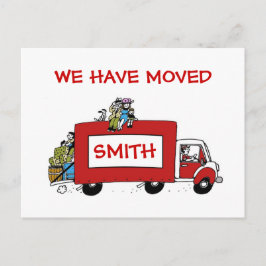 Nytt adress har vi flyttat 2 BOYS Meddelande Vykort