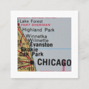 nytt adress kort för chicago illinois Vi har flytt