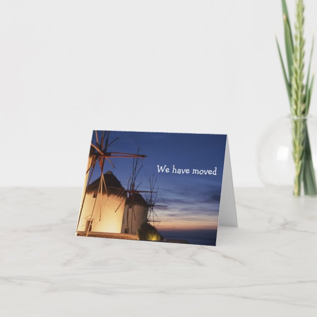 Nytt adress kort för grekiska öar (Framsida)