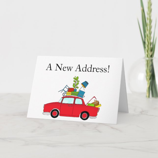 Nytt adress kort för saker (Framsida)