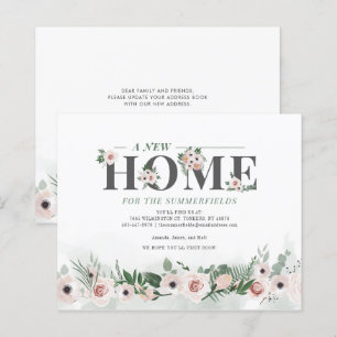 Nytt adress meddelande om Blommigt av budgetVi har