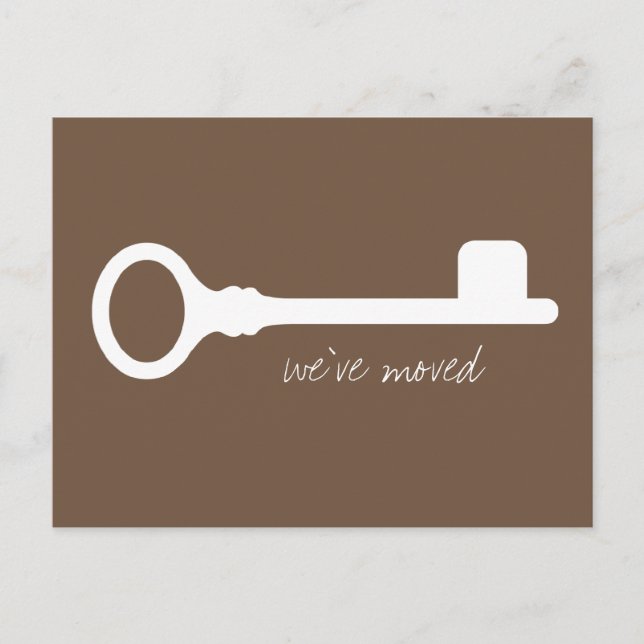 Nytt adress meddelande om Coola av anpassade (Framsida)