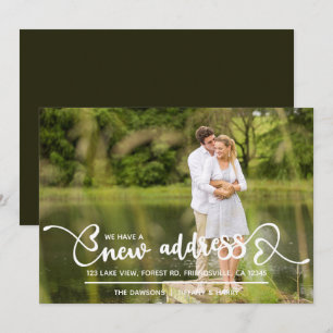 Nytt adress meddelande om Flytta av foto- och hjär