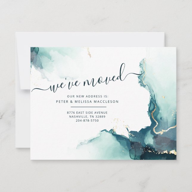 Nytt adress meddelande om Flytta av vi har flyttat (Framsida)